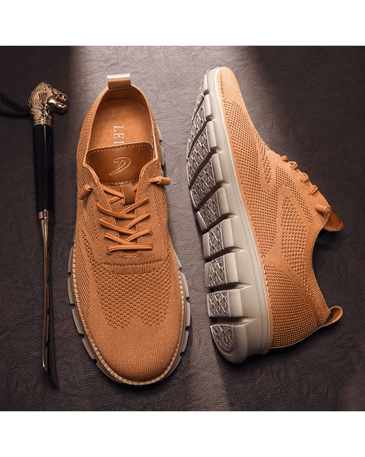 Michał | Sneakersy męskie z siateczkową cholewką