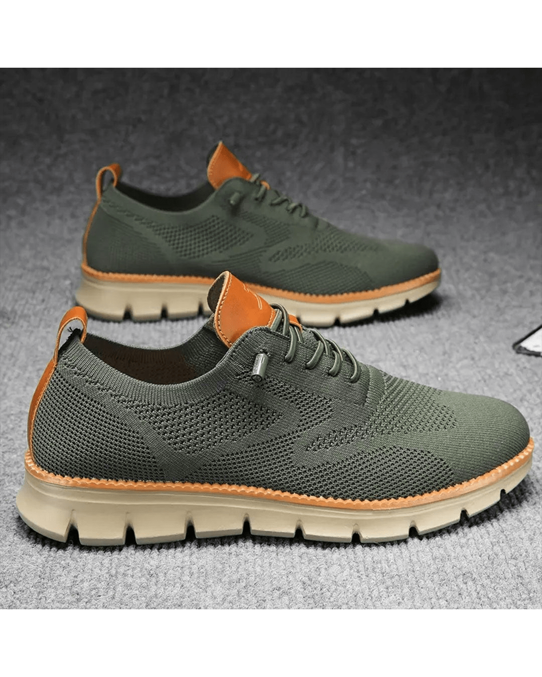 Michał | Sneakersy męskie z siateczkową cholewką