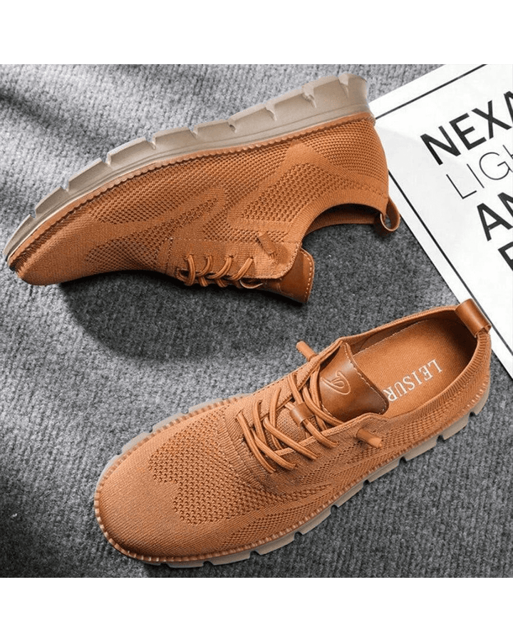 Michał | Sneakersy męskie z siateczkową cholewką