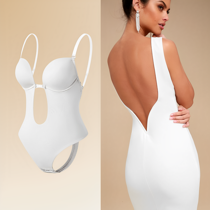 Martyna | Body Damskie Bez Pleców Modelujące