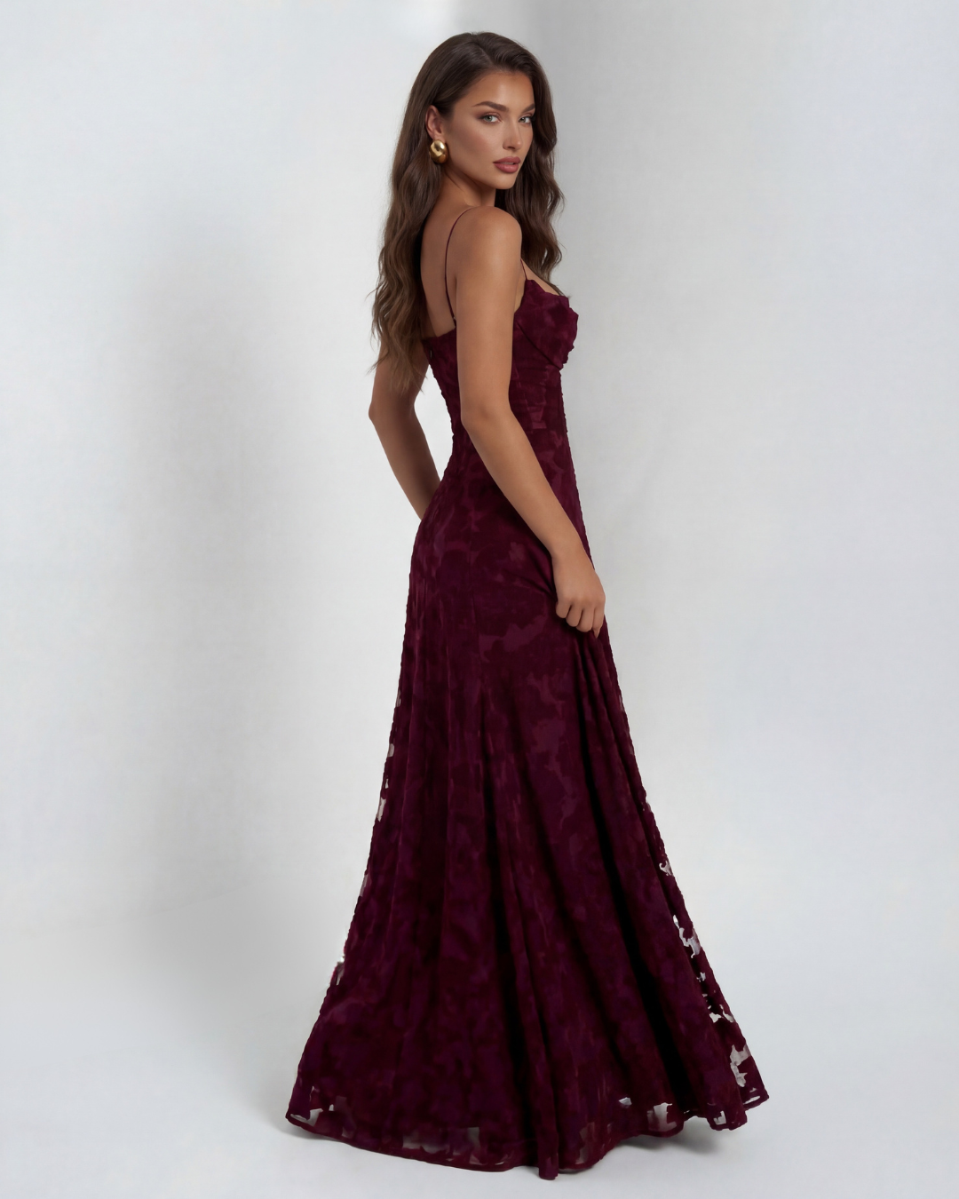 Natalia | Sukienka Maxi Na Wesele Koronkowa
