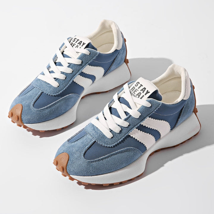 Karolina | Sneakersy Damskie Na Platformie Z Sznurowaniem