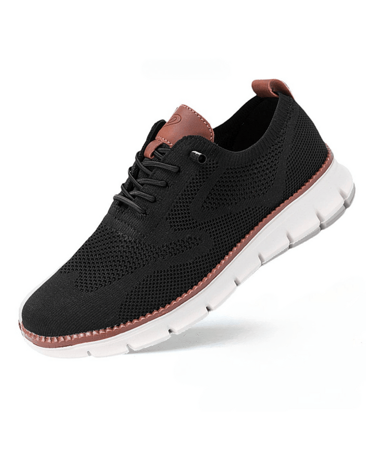 Michał | Sneakersy męskie z siateczkową cholewką