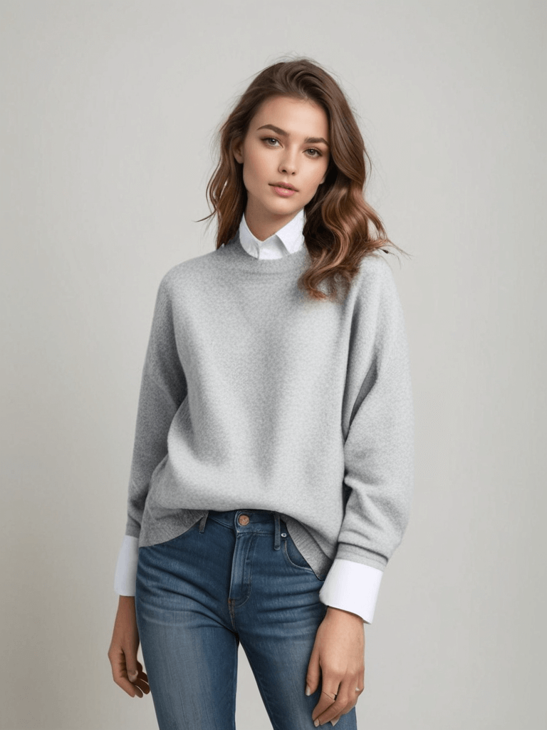 Monika | Sweter Damski Dzianinowy