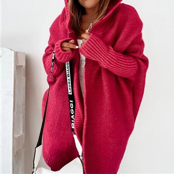 Dorota | Kardigan Damski Oversized Z Kapturem