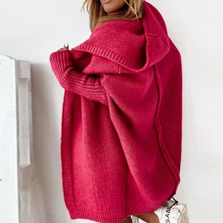 Dorota | Kardigan Damski Oversized Z Kapturem