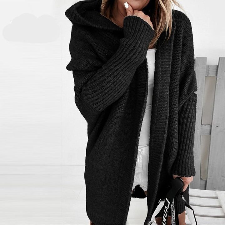 Dorota | Kardigan Damski Oversized Z Kapturem