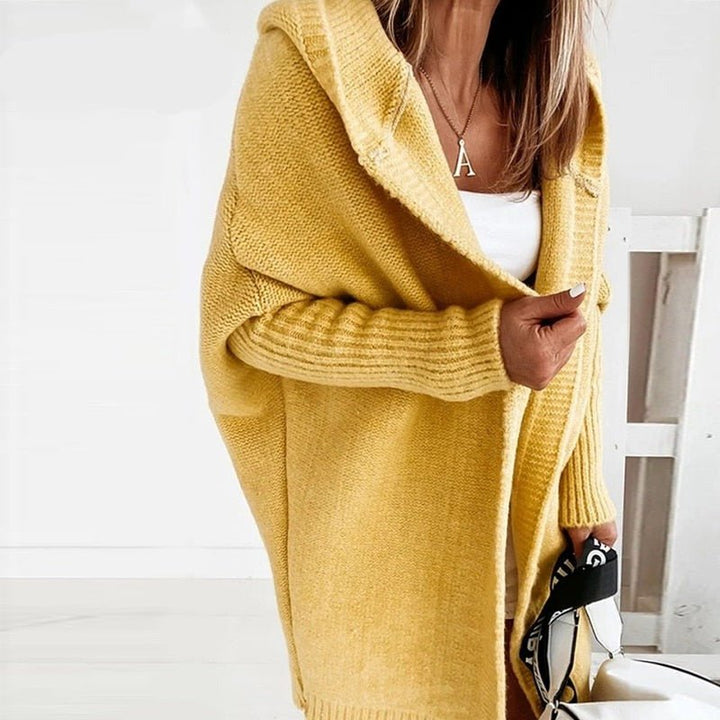Dorota | Kardigan Damski Oversized Z Kapturem