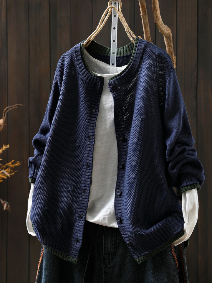 Dorota | Kardigan damski oversize z guzikami