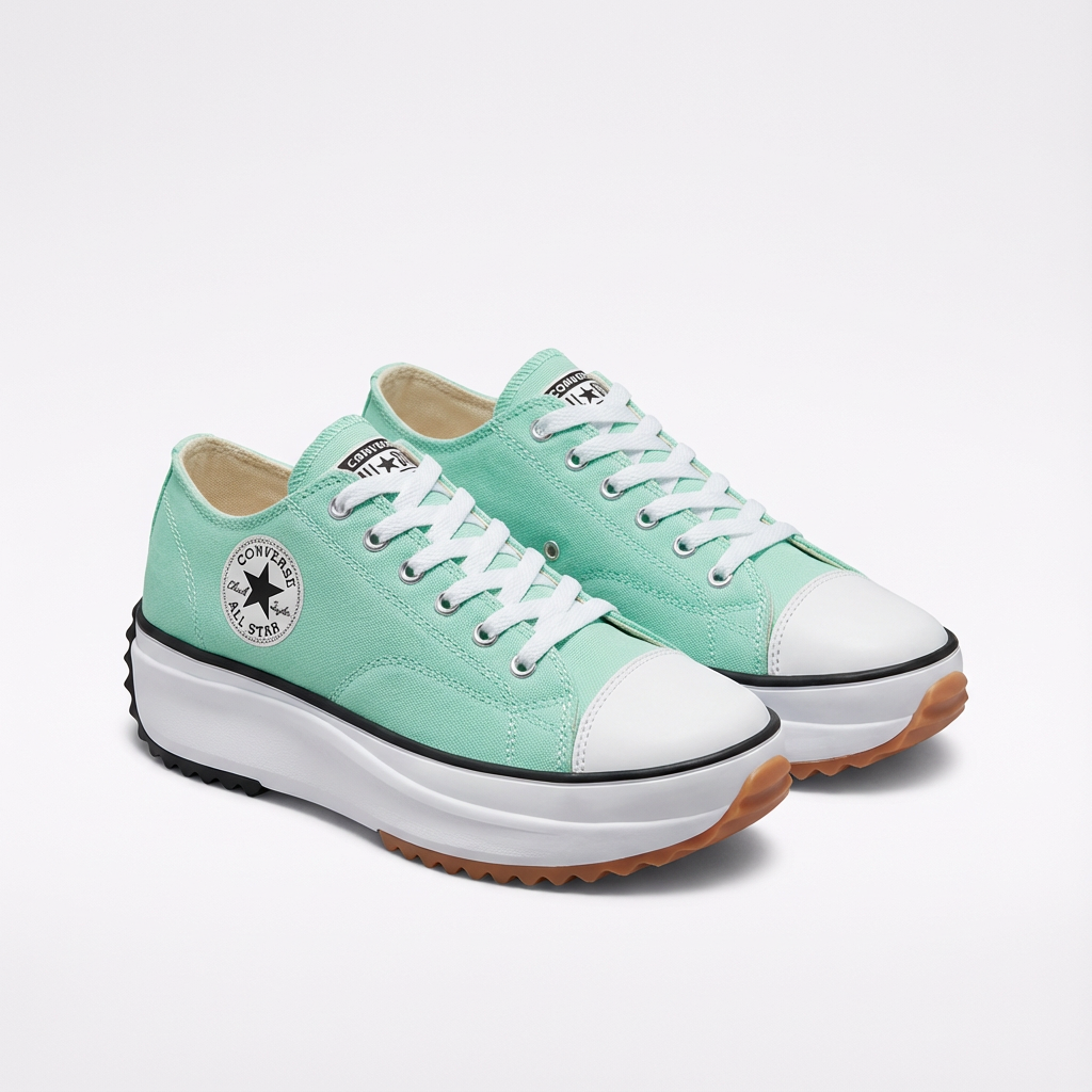 Natalia | Sneakersy Damskie Na Platformie Na Sznurówki Casualowe