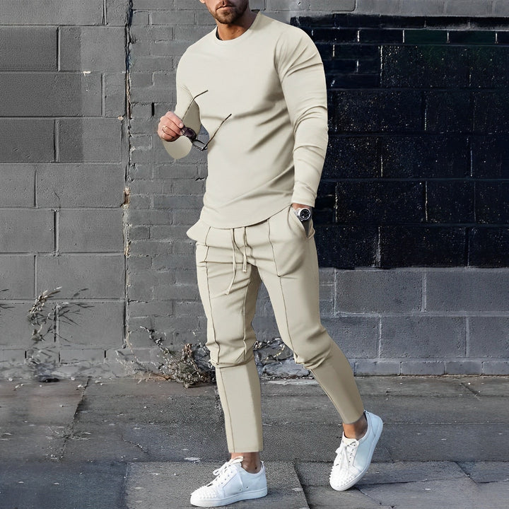 Kamil | Komplet Męski Casualowy Lekki Oddychający Elegancki Wszechstronny