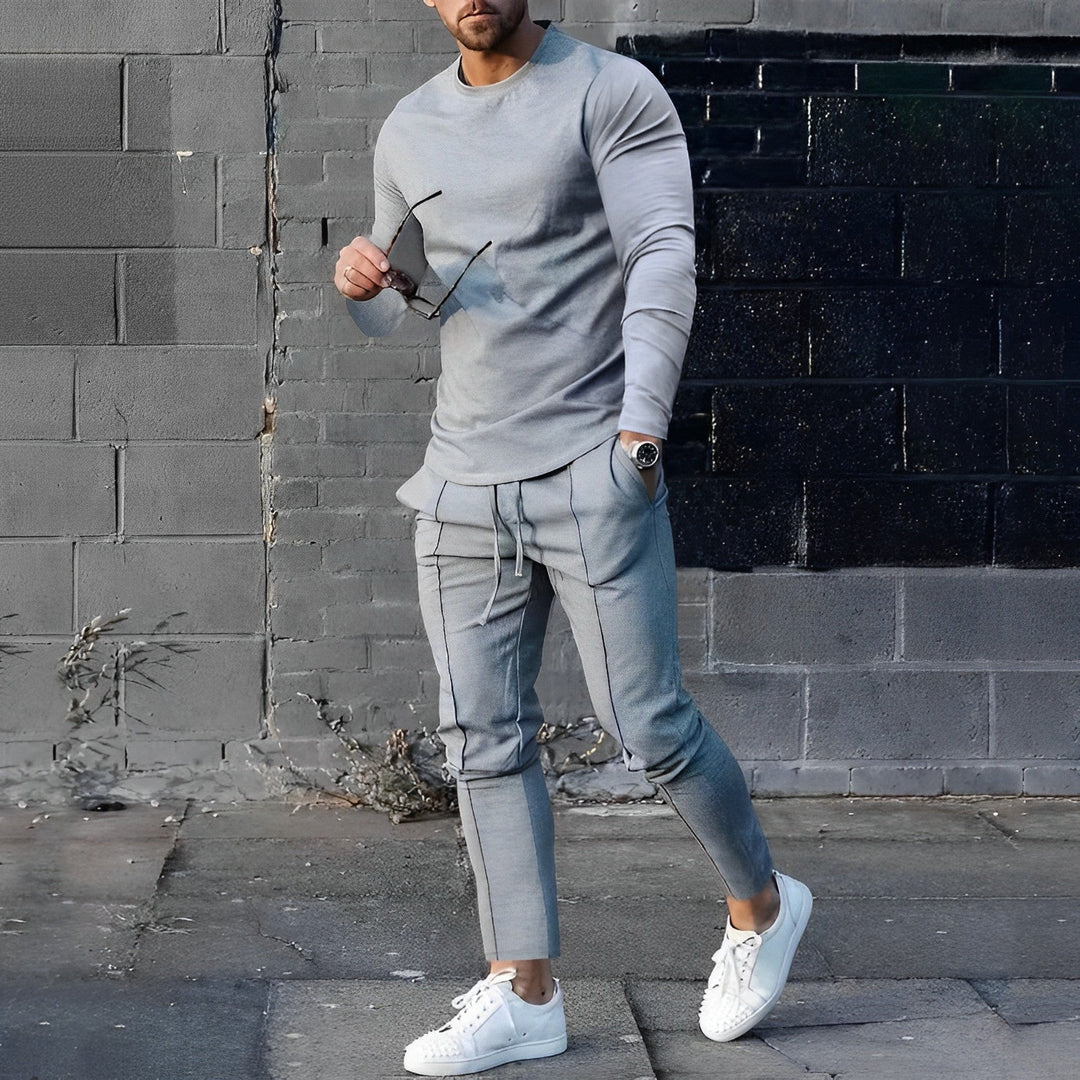 Kamil | Komplet Męski Casualowy Lekki Oddychający Elegancki Wszechstronny