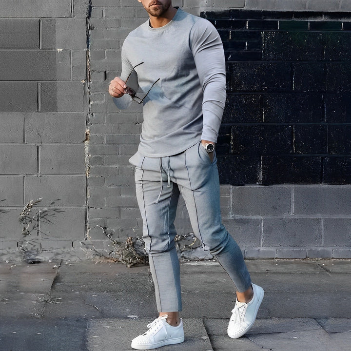 Kamil | Komplet Męski Casualowy Lekki Oddychający Elegancki Wszechstronny