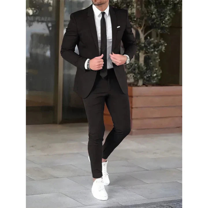 Marek | Garnitur Męski Slim Fit Dwuczęściowy