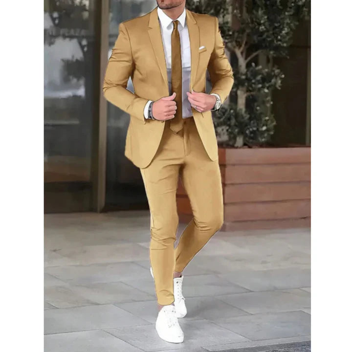 Marek | Garnitur Męski Slim Fit Dwuczęściowy
