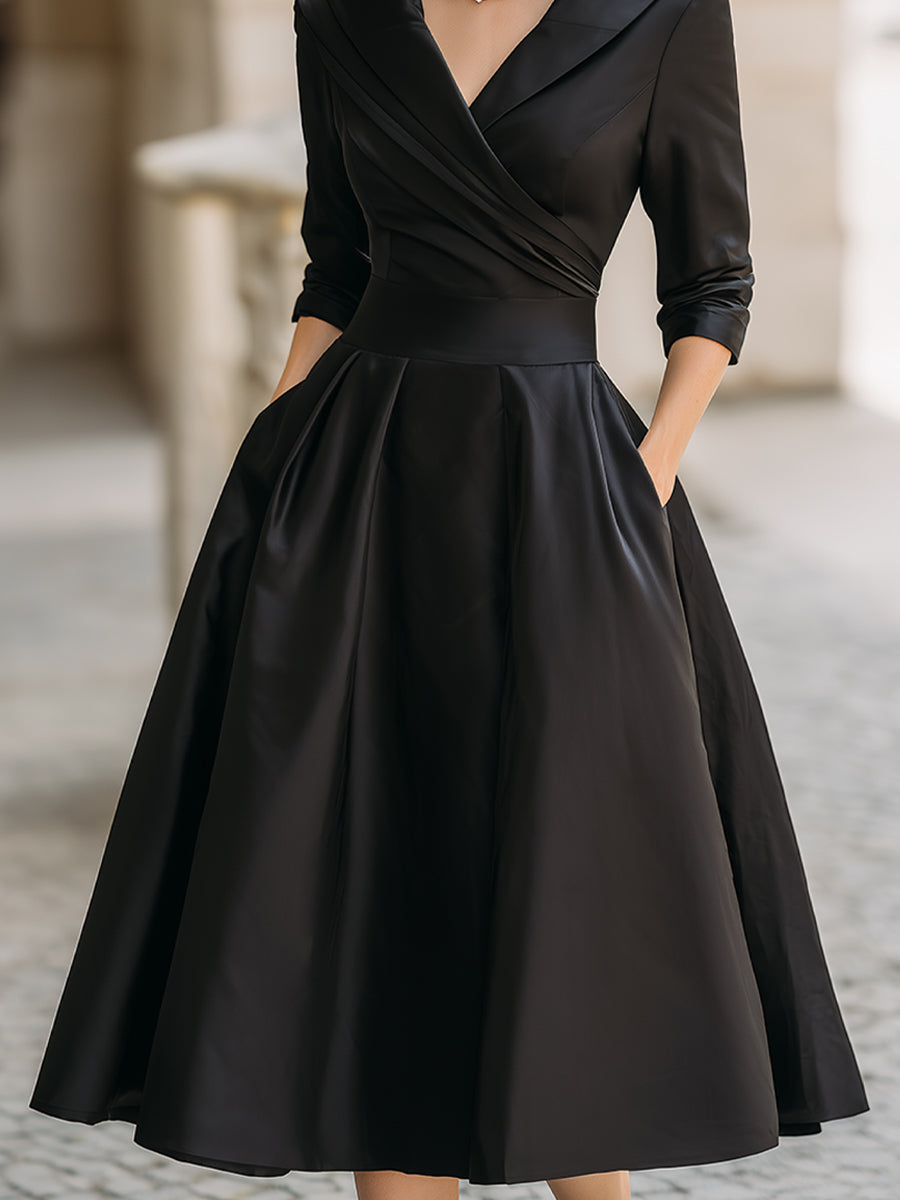 Aurora | Sukienka Midi Damska Vintage