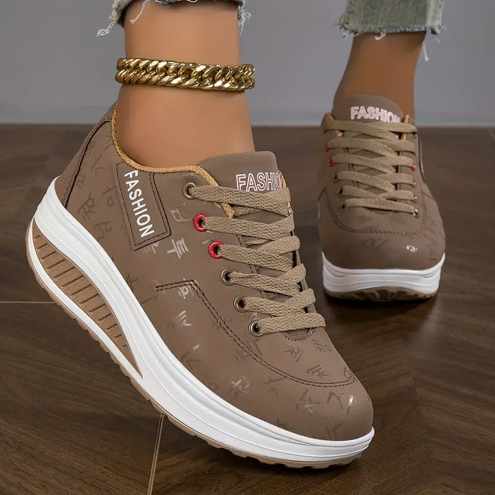 Monika | Sneakersy Damskie Ortopedyczne Flex Z Siateczki Antypoślizgowe