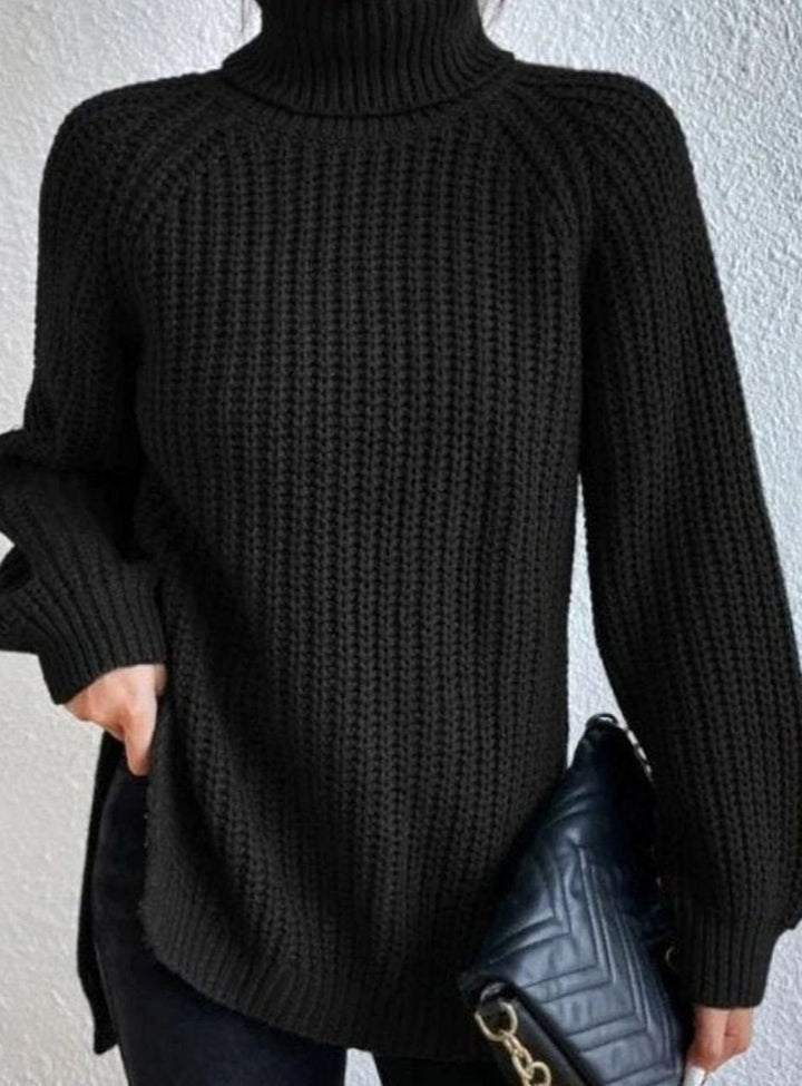 Beata | Sweter damski oversize z golfem