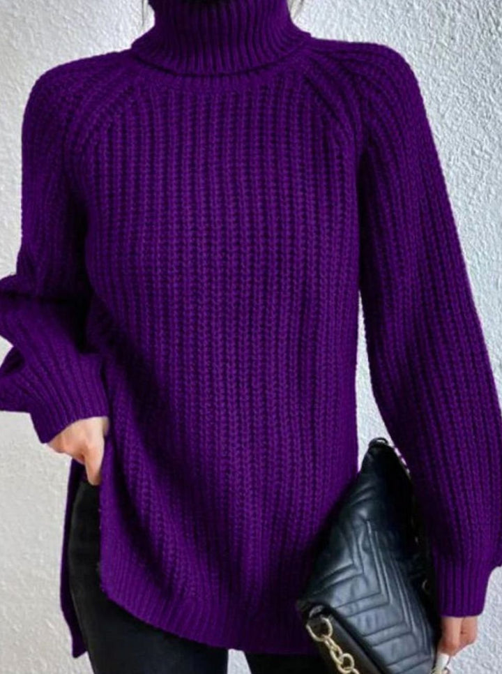 Beata | Sweter damski oversize z golfem