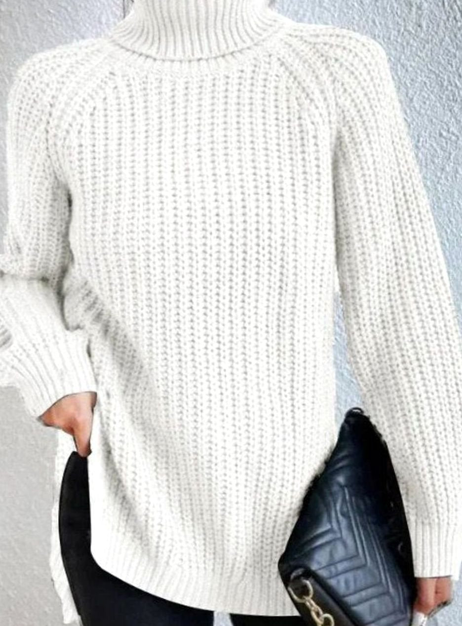 Beata | Sweter damski oversize z golfem