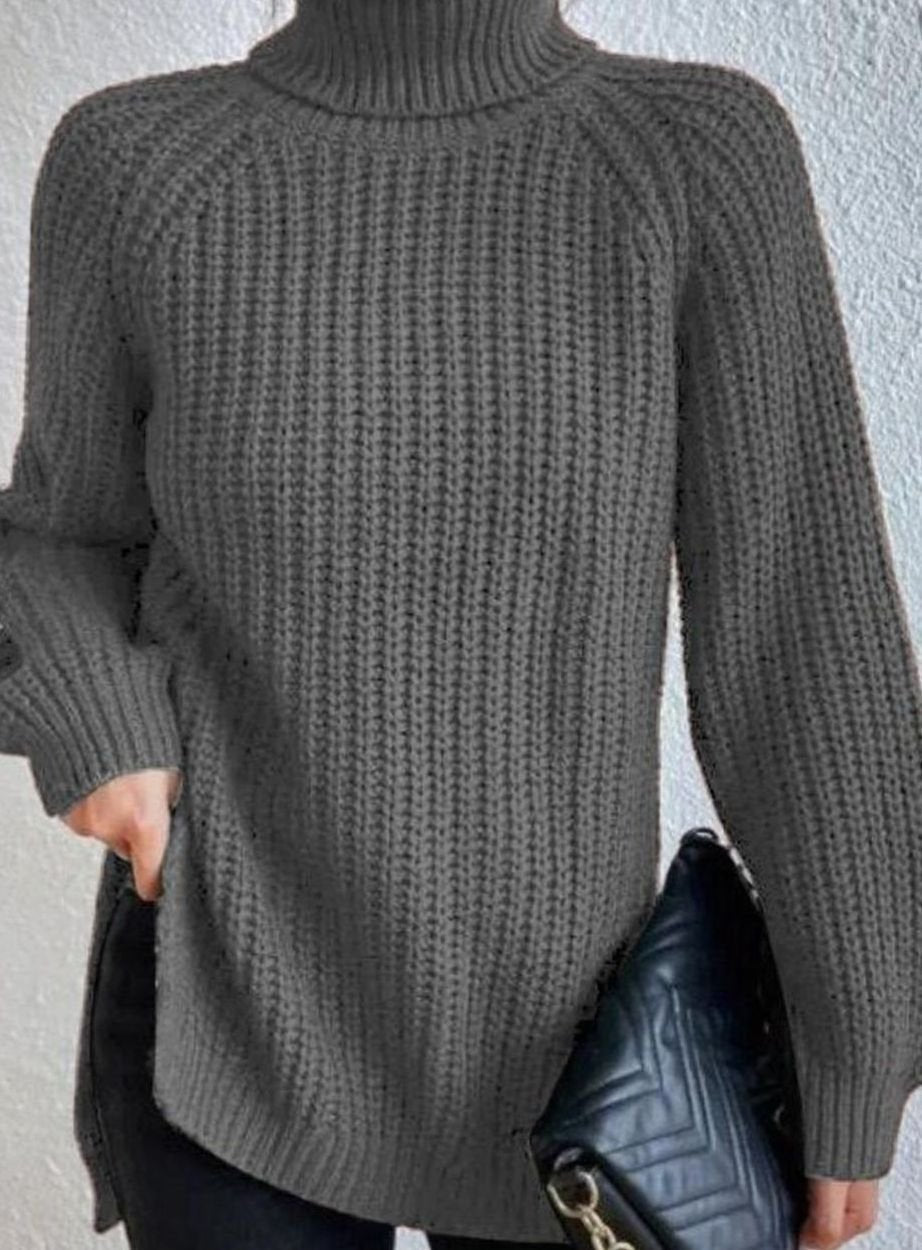 Beata | Sweter damski oversize z golfem