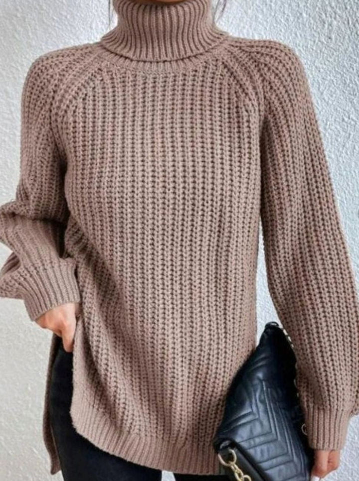 Beata | Sweter damski oversize z golfem