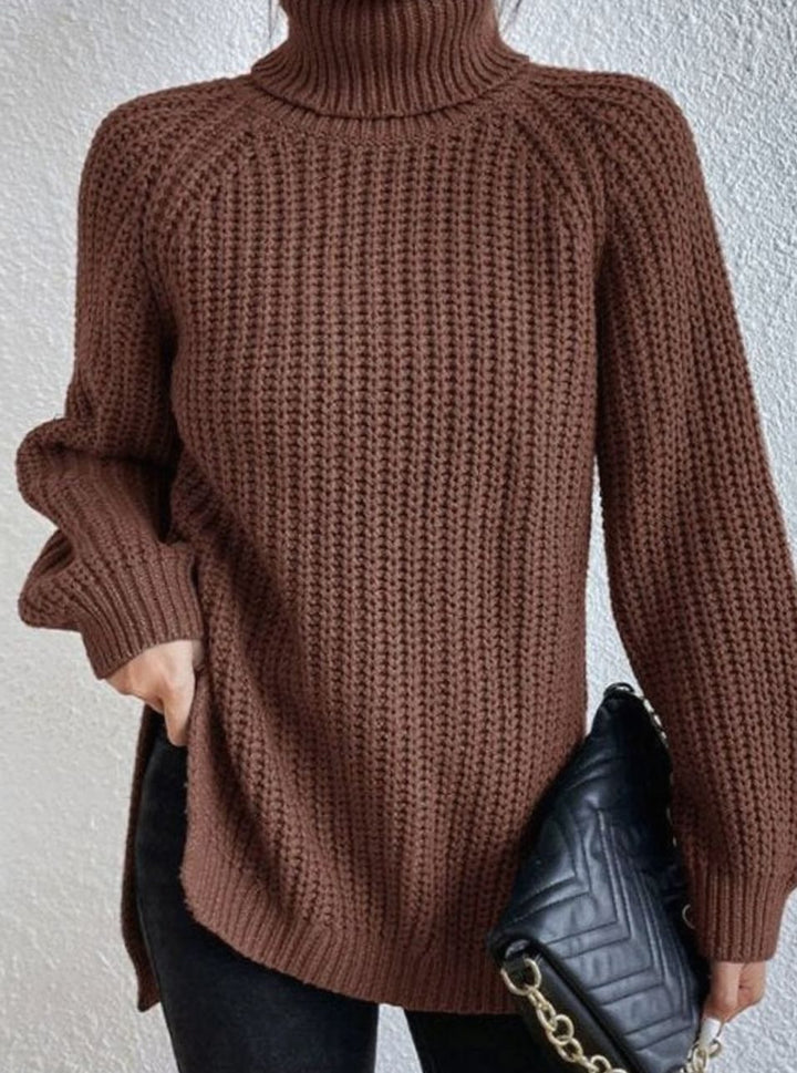 Beata | Sweter damski oversize z golfem