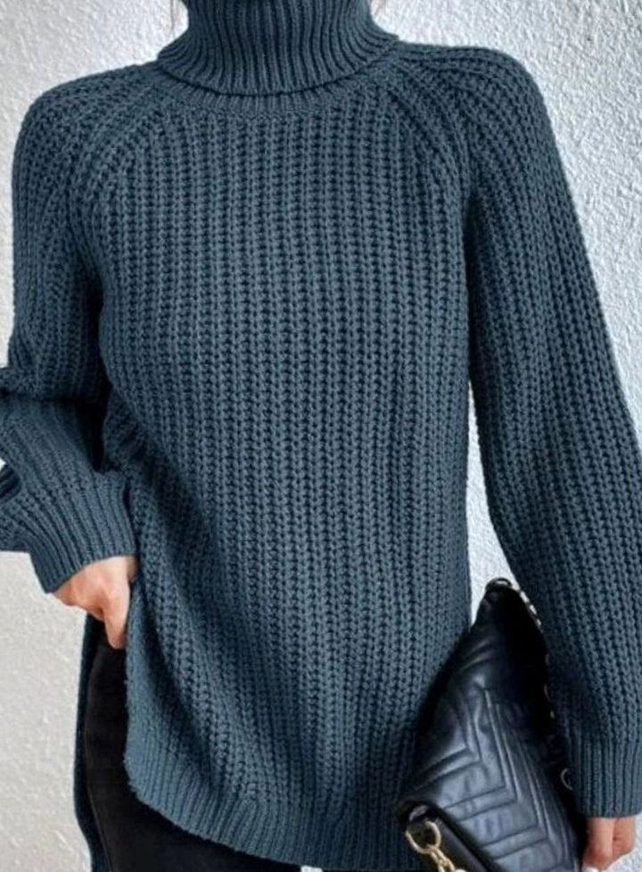 Beata | Sweter damski oversize z golfem