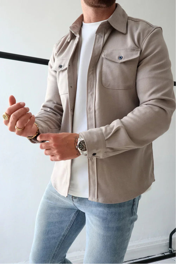Jakub | Koszula męska wierzchnia do warstwowych stylizacji