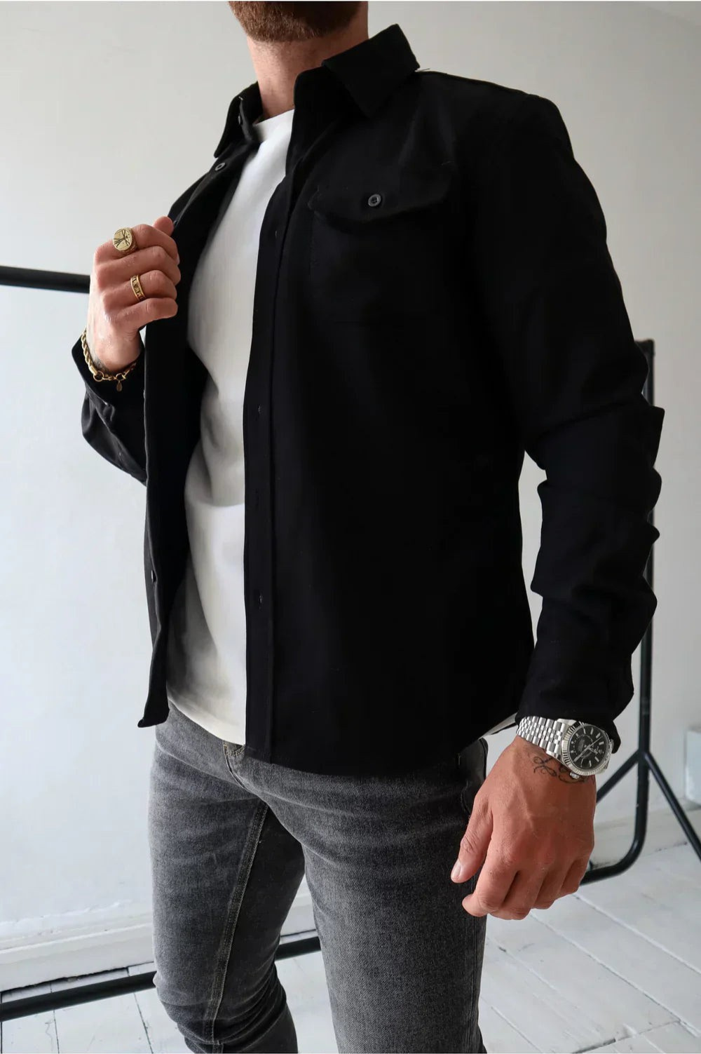 Jakub | Koszula męska wierzchnia do warstwowych stylizacji