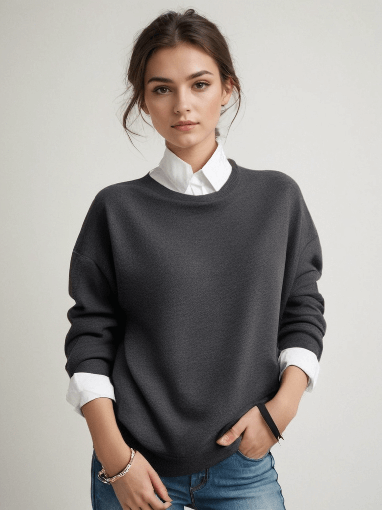 Monika | Sweter Damski Dzianinowy