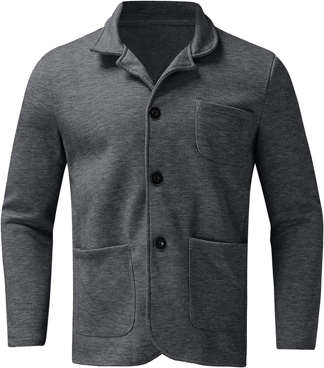 Franciszek | Kardigan męska casual regular fit z kieszeniami