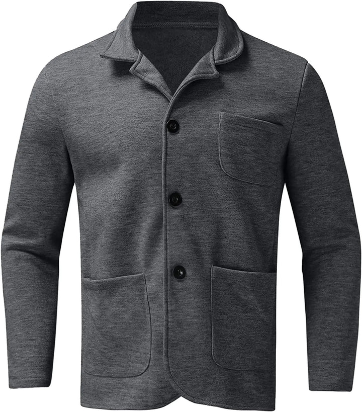 Franciszek | Kardigan męska casual regular fit z kieszeniami