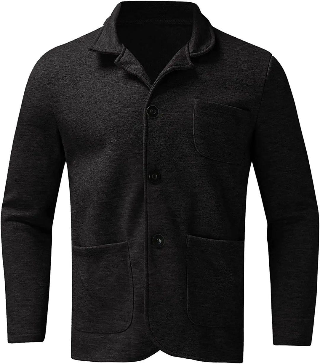 Franciszek | Kardigan męska casual regular fit z kieszeniami