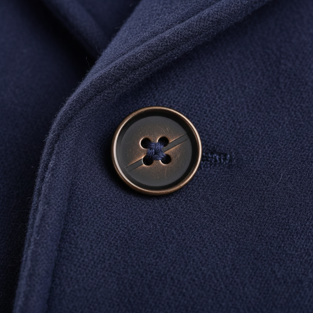 Marcin | Płaszcz męski zimowy dwurzędowy z klapami