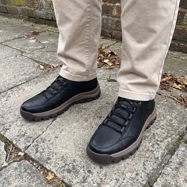 Marek | Buty męskie ze Skórzaną Cholewką i Gumową Podeszwą