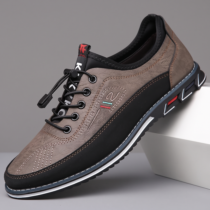 Sebastian | Buty oxford męskie ze Skóry z Gumową Podeszwą