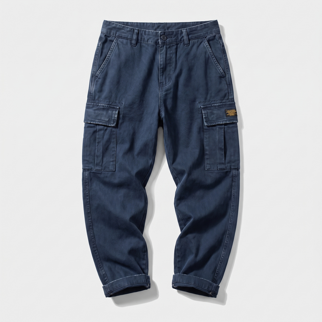 Tomasz | Spodnie cargo męskie w stylu vintage z Kieszeniami