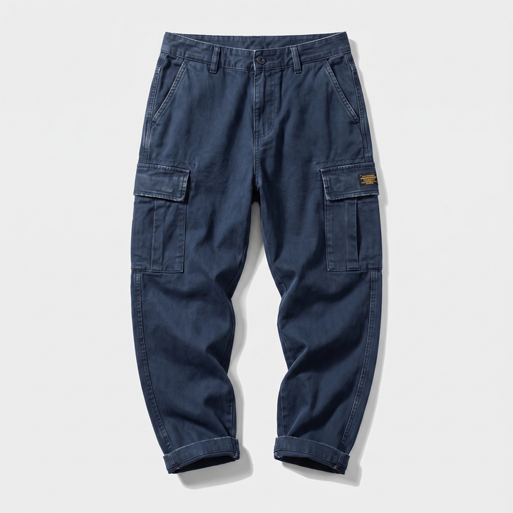 Tomasz | Spodnie cargo męskie w stylu vintage z Kieszeniami